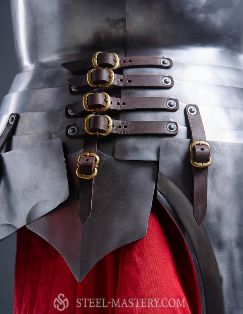 Milanese cuirass with the skirt and tassets - 1460 year photo made by Steel-mastery.com