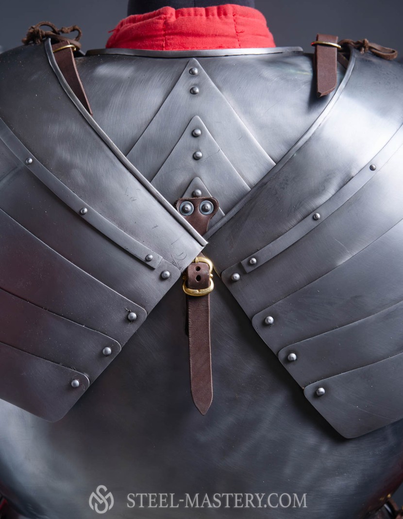 Milanese cuirass with the skirt and tassets - 1460 year photo made by Steel-mastery.com