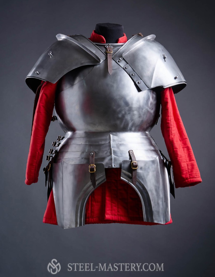Milanese cuirass with the skirt and tassets - 1460 year photo made by Steel-mastery.com