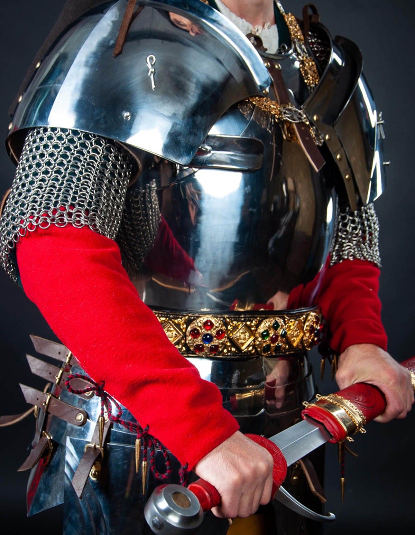 Milanese cuirass with the skirt and tassets - 1460 year photo made by Steel-mastery.com