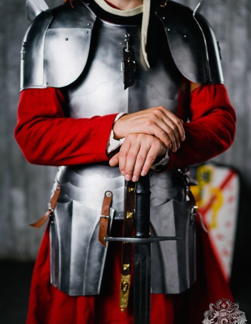 English gothic cuirass - 1483 year photo made by Steel-mastery.com