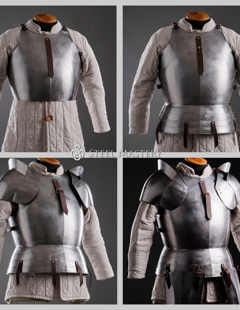 English gothic cuirass - 1483 year photo made by Steel-mastery.com