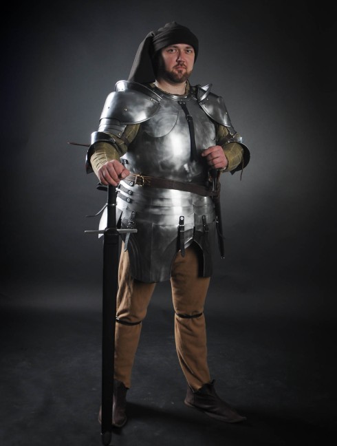 Milan-style cuirass 1450-1485 years, a part of "Avant Armour"
