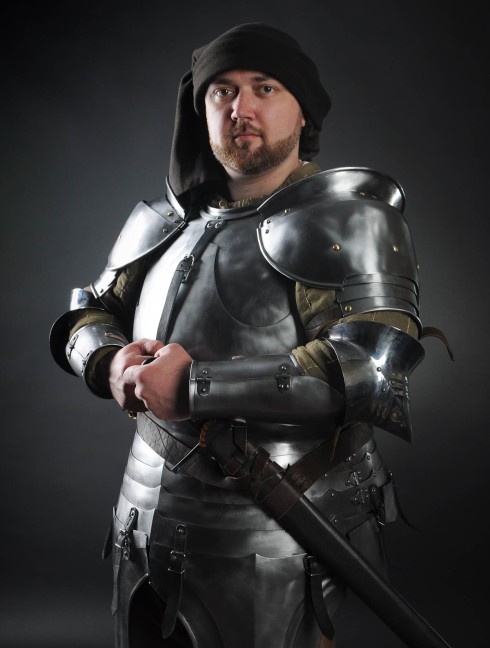 Milan-style cuirass 1450-1485 years, a part of "Avant Armour"