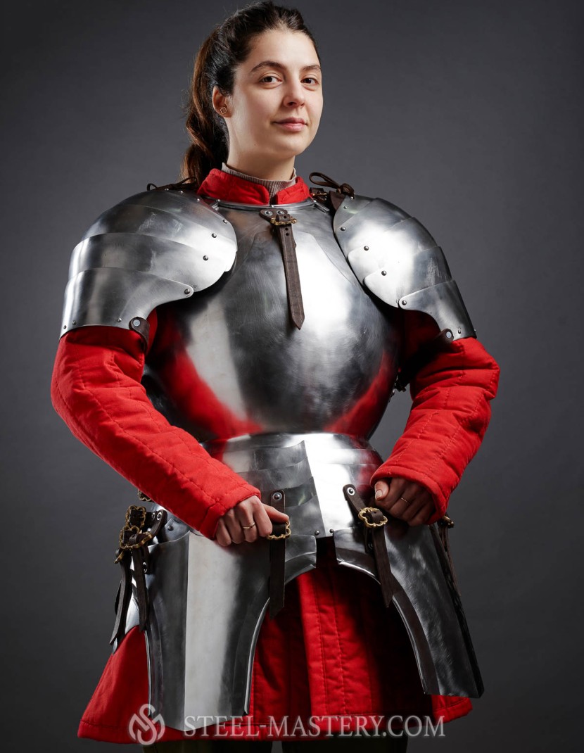 Milan-style cuirass 1450-1485 years, a part of "Avant Armour" photo made by Steel-mastery.com