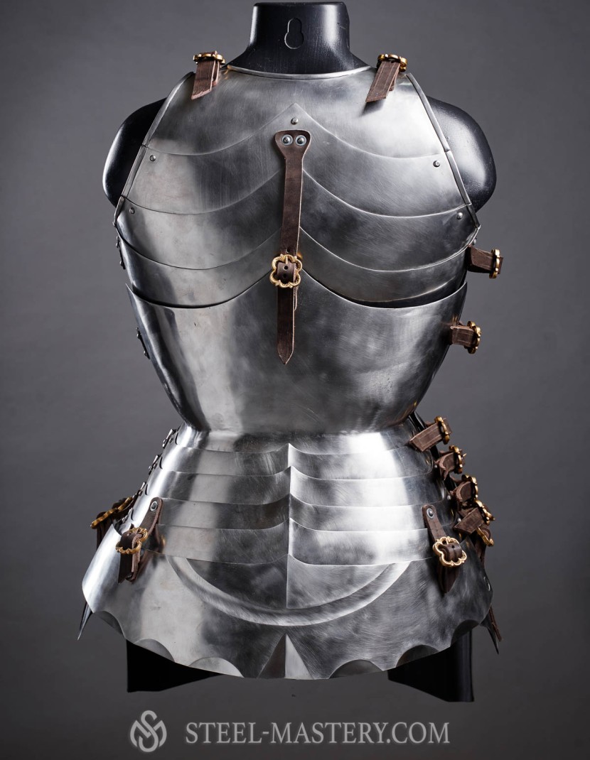 Milan-style cuirass 1450-1485 years, a part of "Avant Armour" photo made by Steel-mastery.com