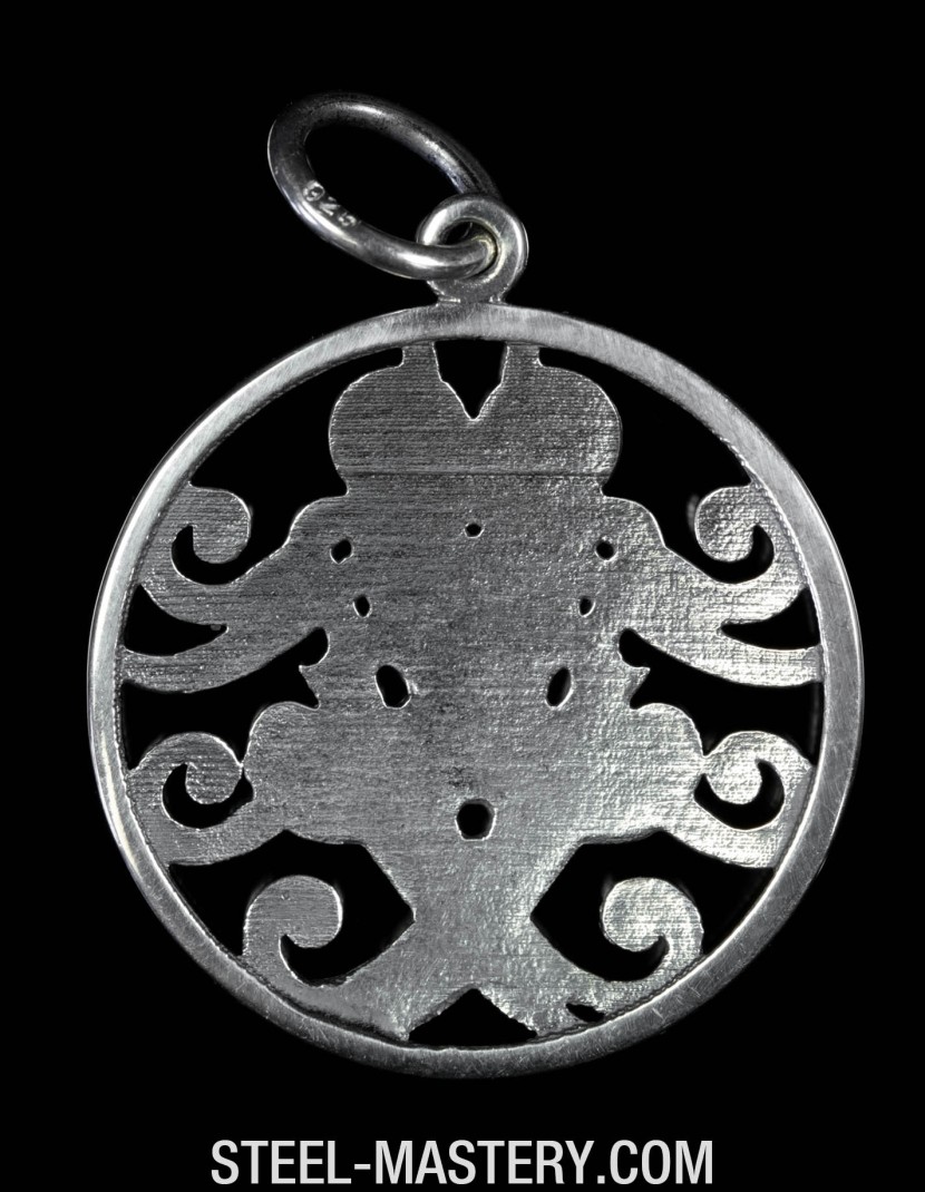 Viking pendant - one-eyed Odin  photo made by Steel-mastery.com