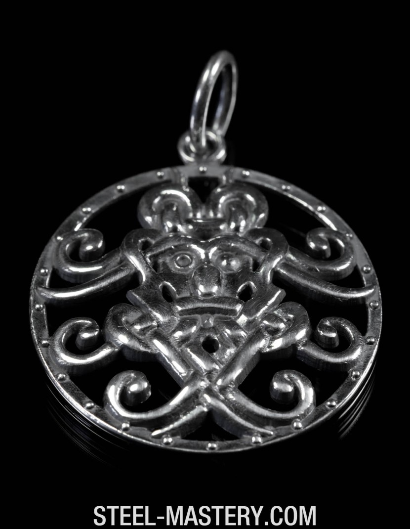 Viking pendant - one-eyed Odin  photo made by Steel-mastery.com