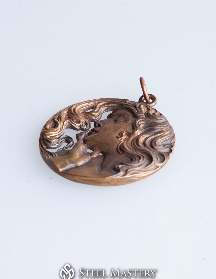 Virgo pendant . Zodiac sign photo made by Steel-mastery.com
