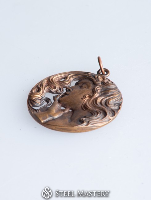 Virgo pendant . Zodiac sign