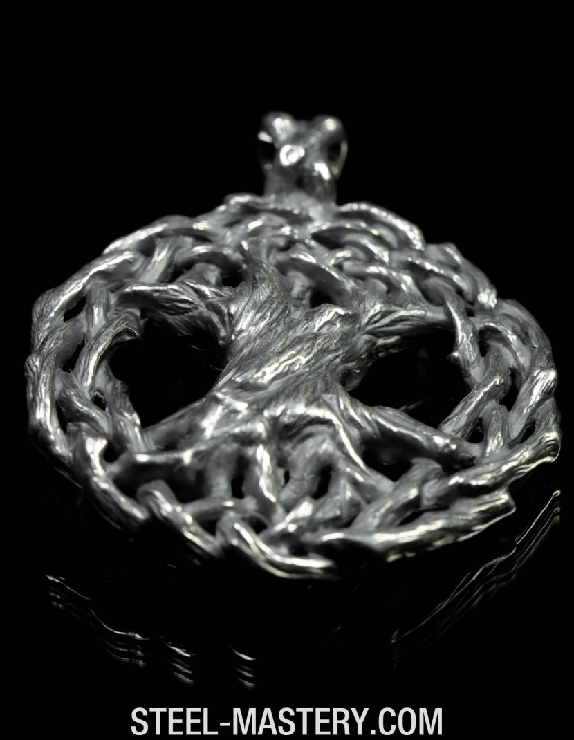 Old Norse Mythology Yggdrasil Necklace  photo made by Steel-mastery.com