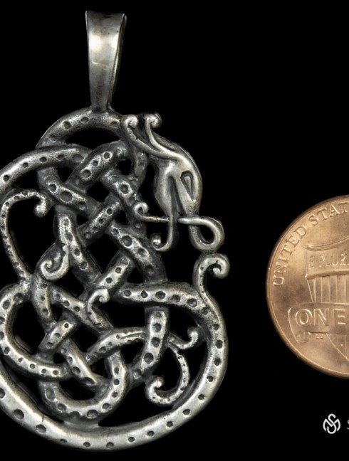 Norse Sea-Serpent Pendant