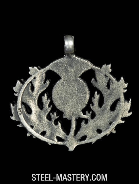 Scottish thistle necklace