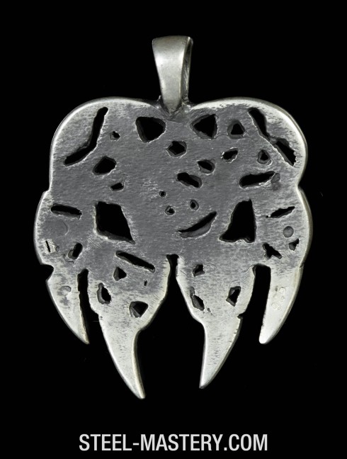 Bear paw pendant