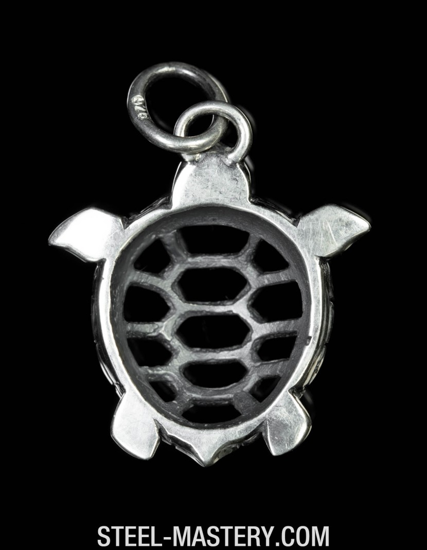 Turtle medallion photo made by Steel-mastery.com