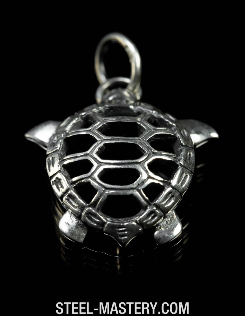 Turtle medallion photo made by Steel-mastery.com