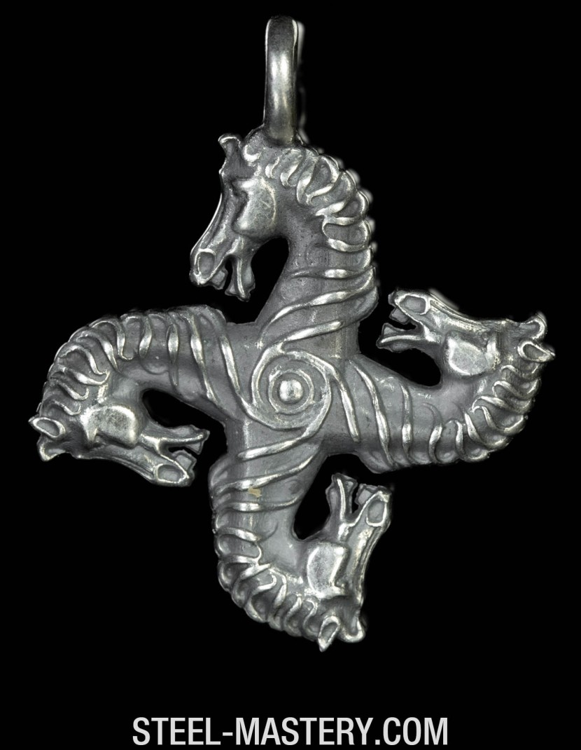 Roman Swastika horse-head photo made by Steel-mastery.com