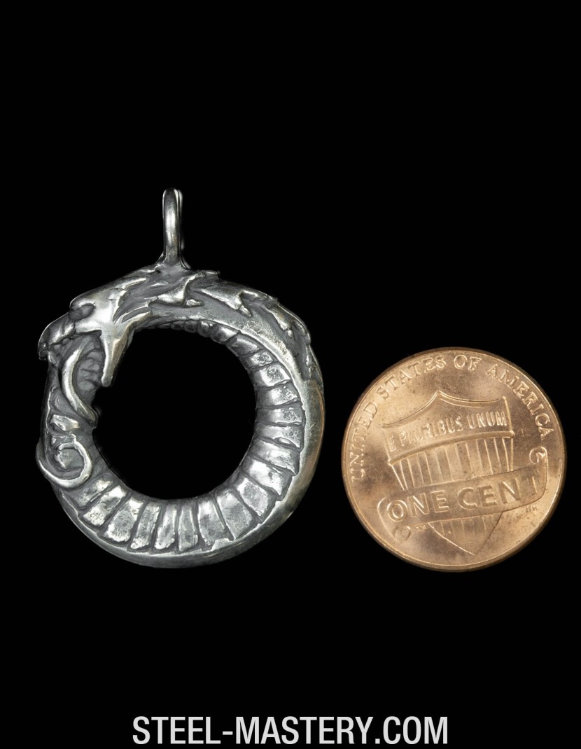 Ouroboros pendant photo made by Steel-mastery.com
