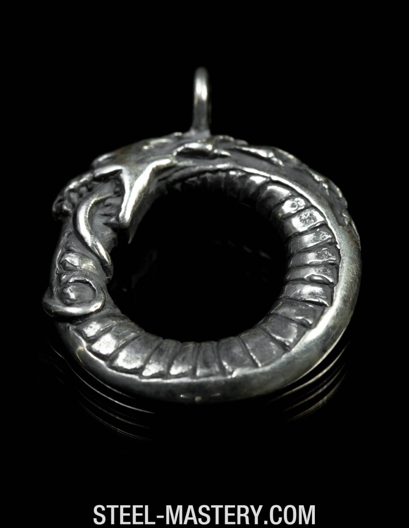 Ouroboros pendant photo made by Steel-mastery.com
