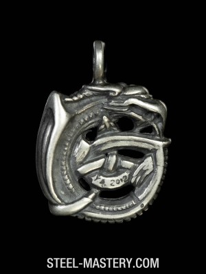 Viking dragon Ouroboros style