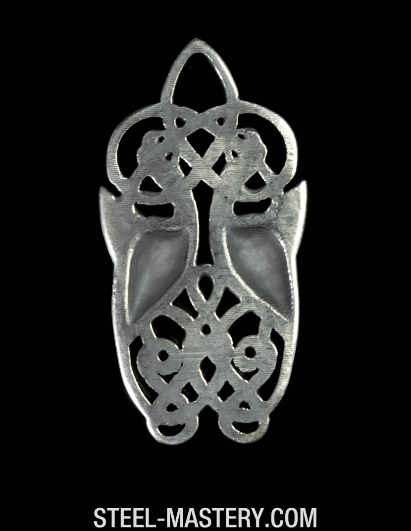 Byzantine eagle pendant for necklace photo made by Steel-mastery.com