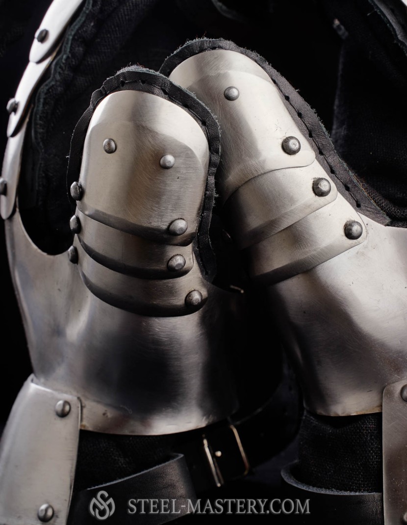 Plate gloves for modern sword fencing photo made by Steel-mastery.com