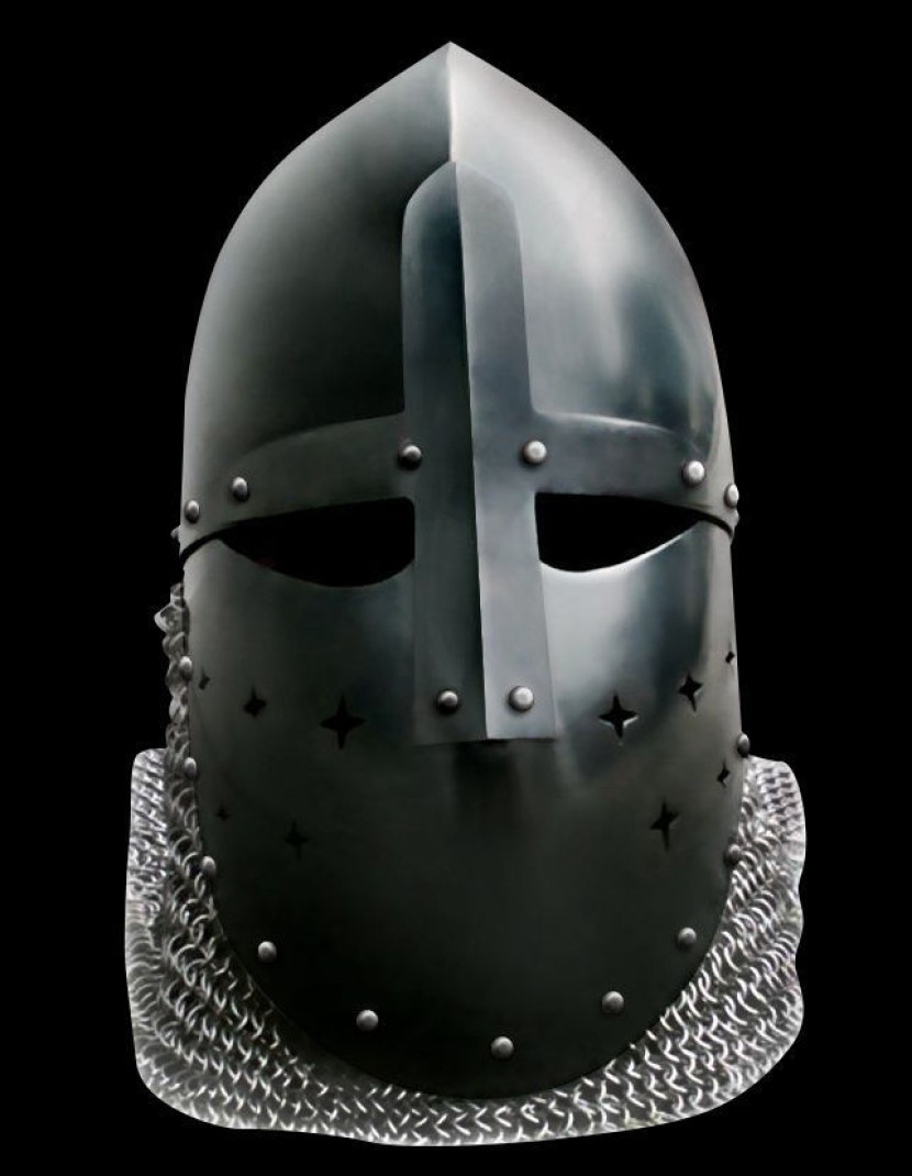 Phrygian helmet 12 century photo made by Steel-mastery.com