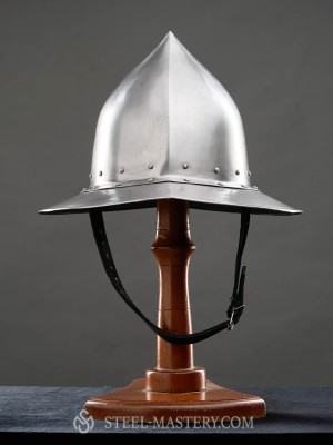  Kettle hat (Kettle helm)  with high top point