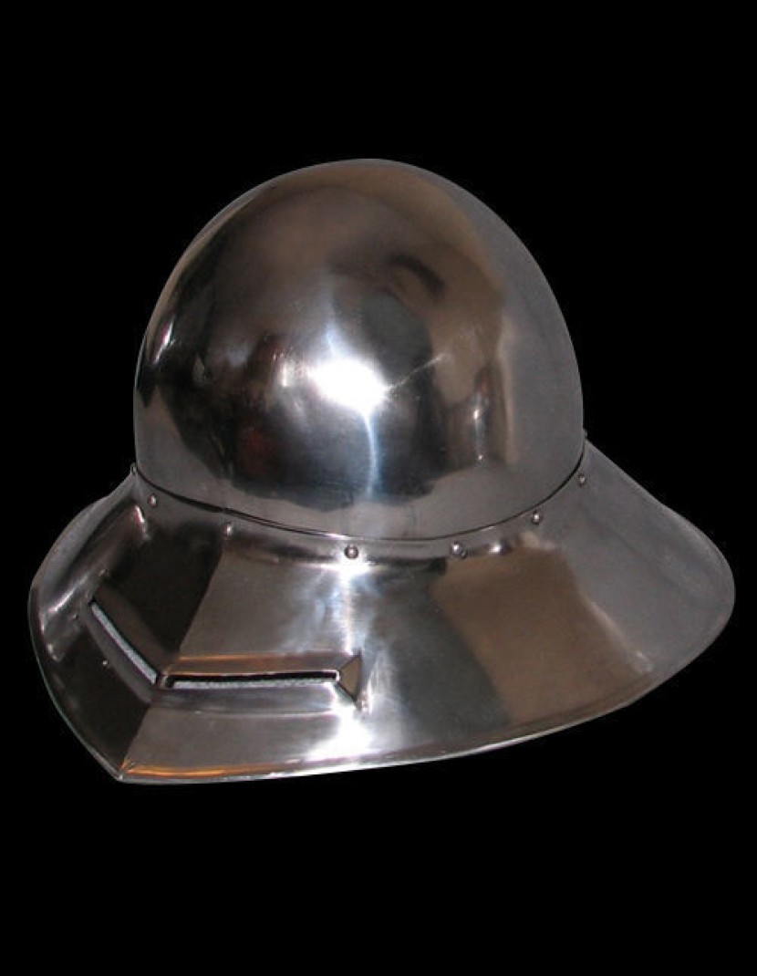 Chapel-de-fer with oculars photo made by Steel-mastery.com