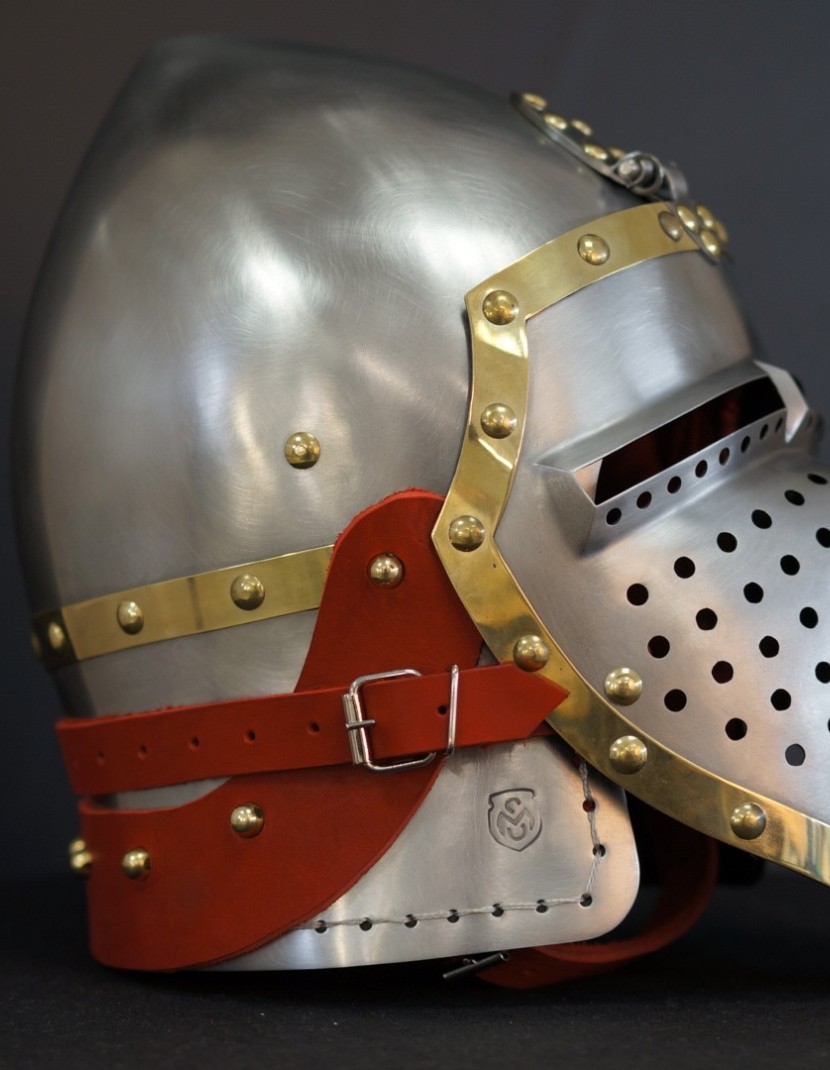 Bascinet with Klappvisor photo made by Steel-mastery.com