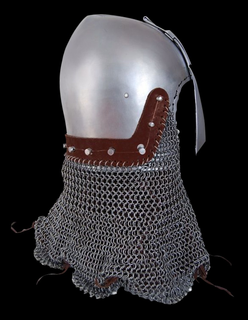 Helmet bascinet mid-14th century photo made by Steel-mastery.com