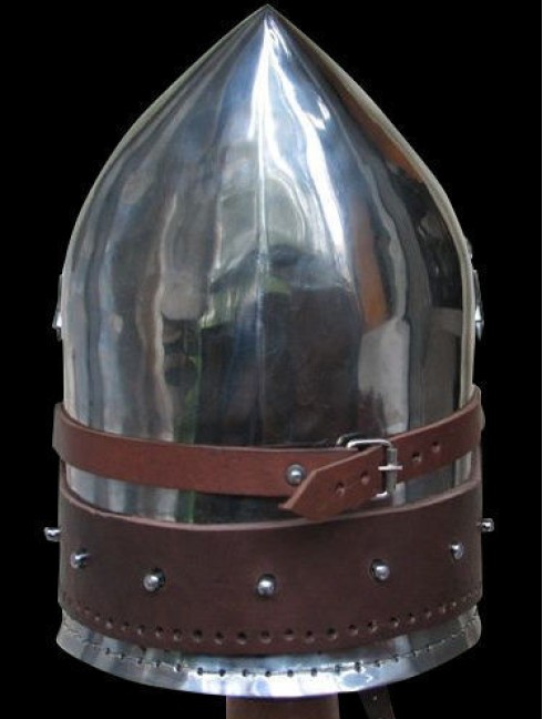 Bascinet with side hinged visor