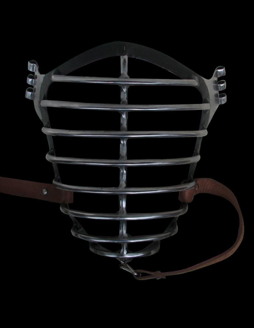Bascinet with side hinged visor photo made by Steel-mastery.com