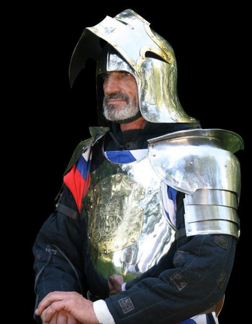 Italian Sallet with Visor - mid-15th century photo made by Steel-mastery.com