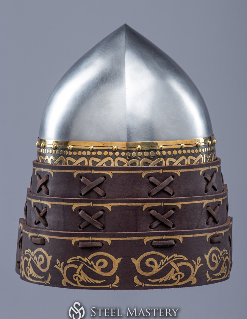 Tatar-Mongolian helmet 12 - 15 centuries photo made by Steel-mastery.com