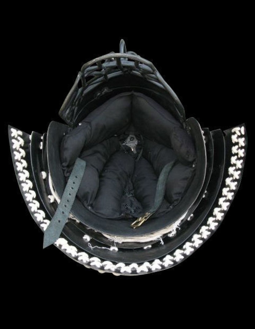 Japanese kabuto with bar grill photo made by Steel-mastery.com
