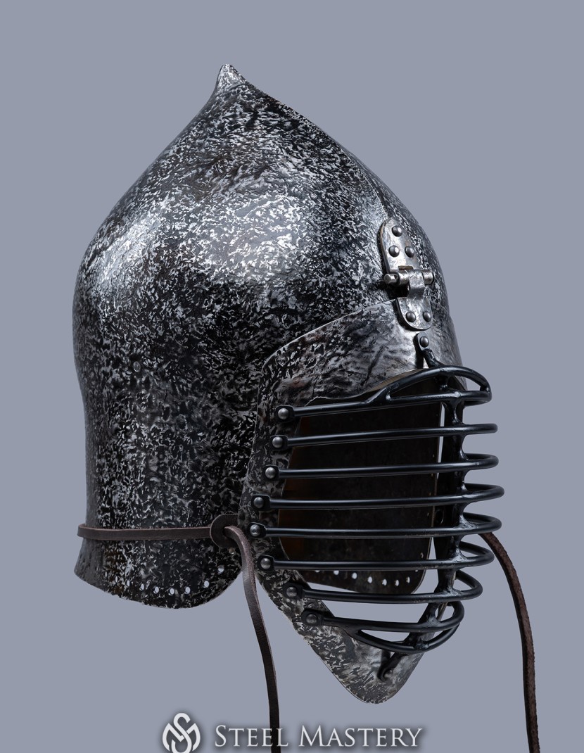 Bascinet hounskull, early XV century photo made by Steel-mastery.com