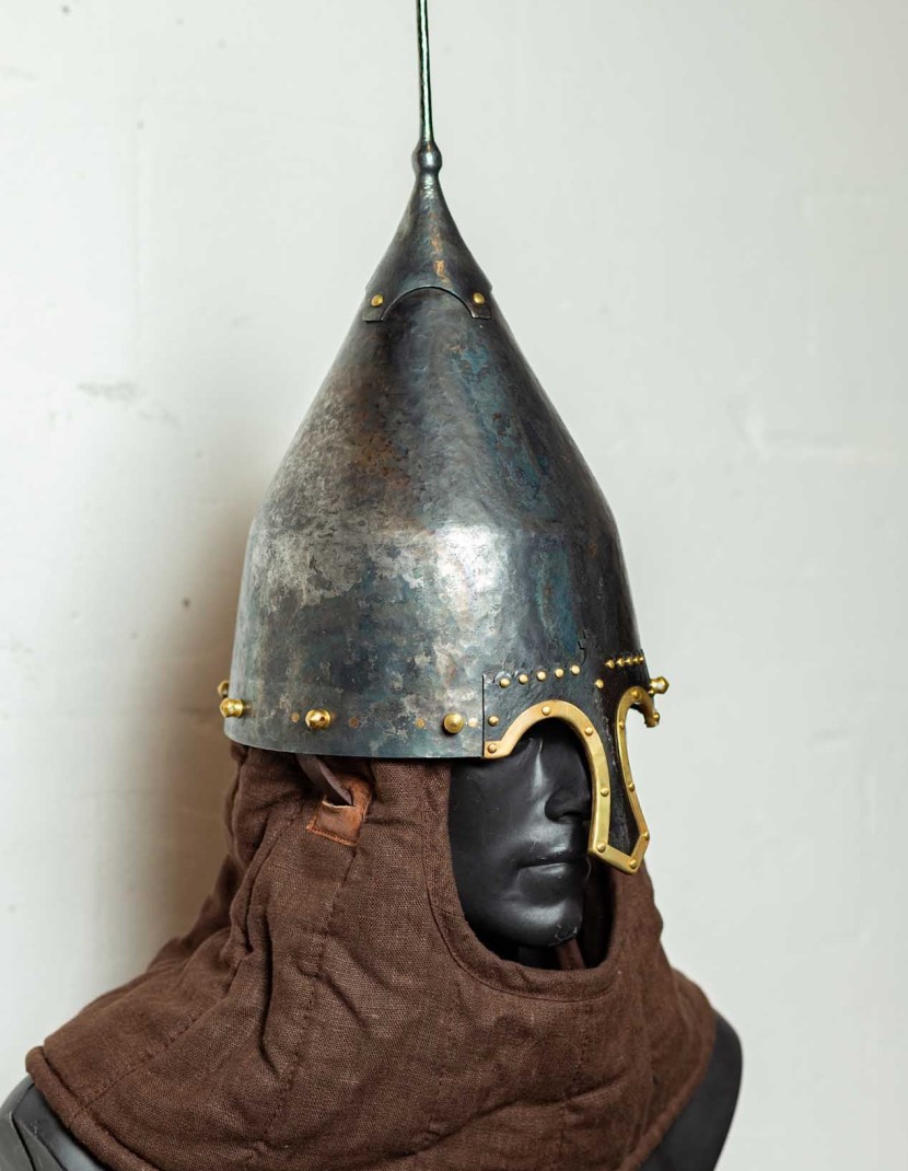 Helmet from Tagancha (Ukraine), XIII century photo made by Steel-mastery.com