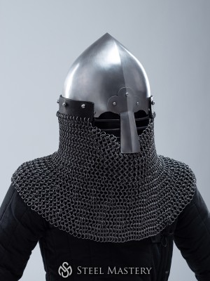 Norman helmet with face and neck protection