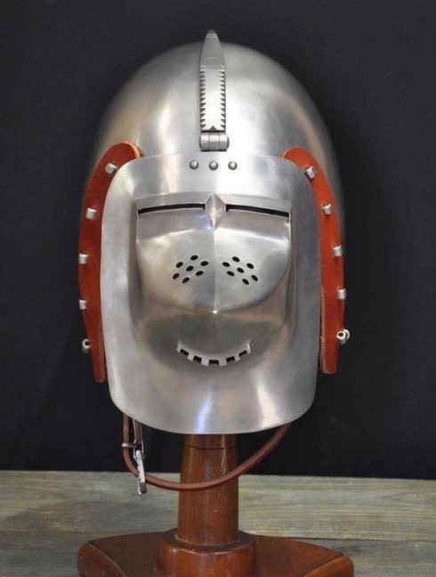 Bascinet of 1380-1410 years, from Higgins Armoury Museum
