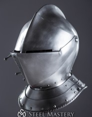Armet, part of full plate armor (garniture) of George Clifford, end of the XVI century