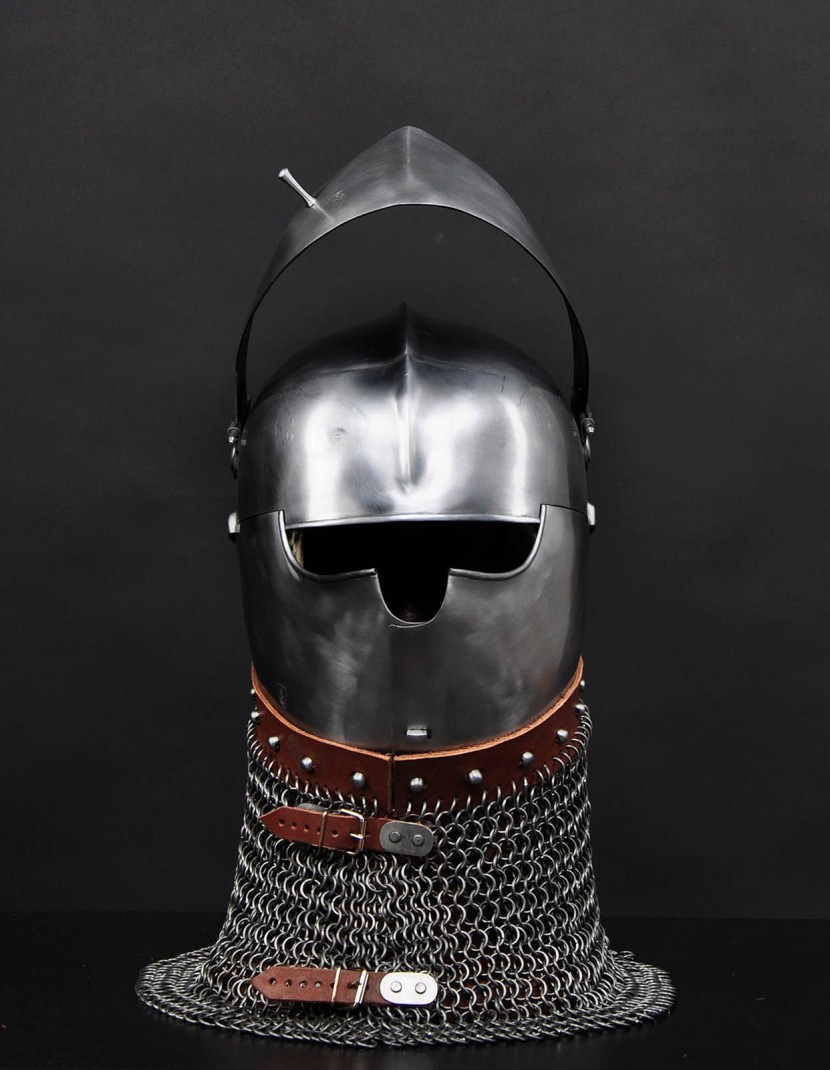 ARMET WITH RONDEL, ITALY, MIDDLE XV CENTURY photo made by Steel-mastery.com
