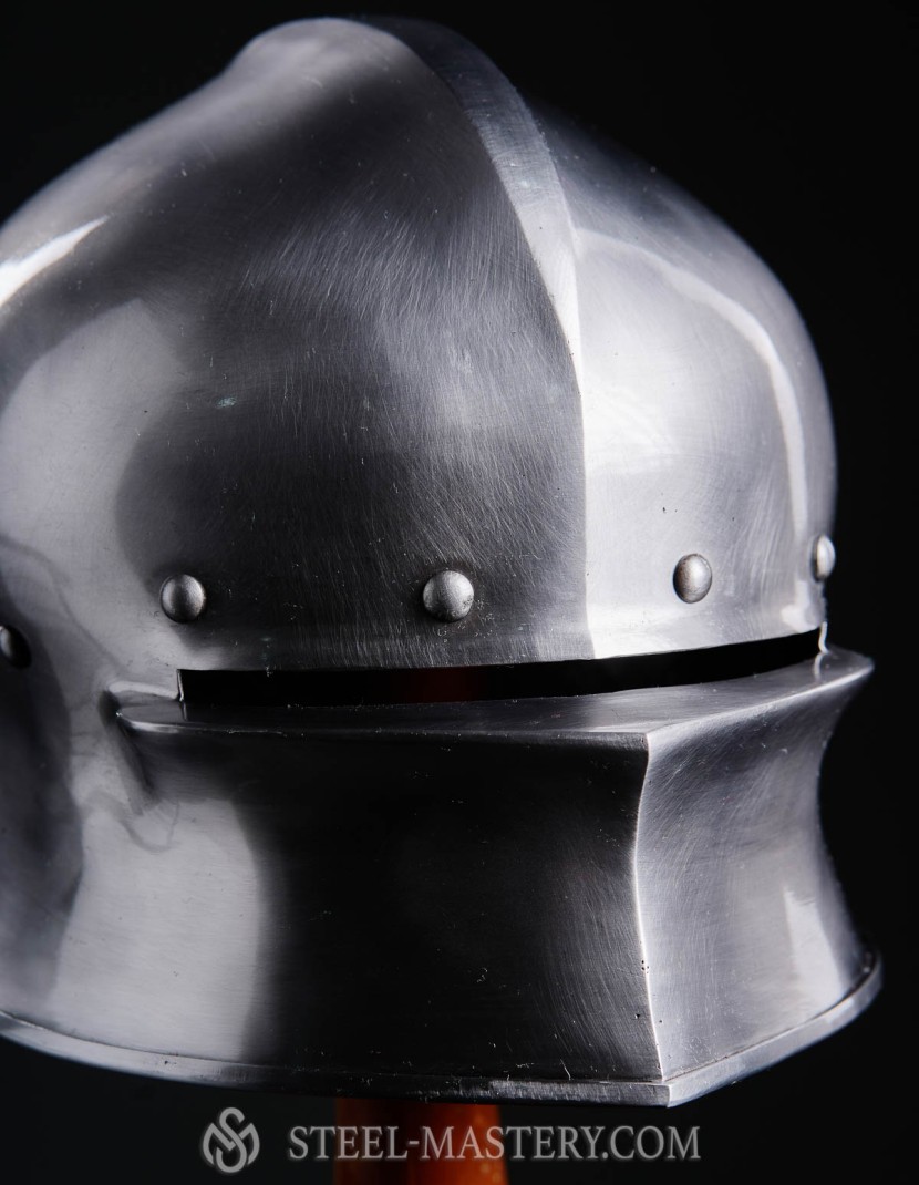 Austrian 15th-century sallet photo made by Steel-mastery.com