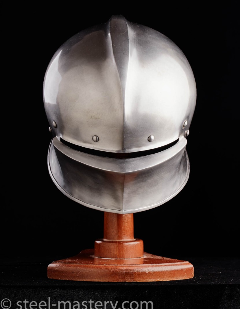 Austrian 15th-century sallet photo made by Steel-mastery.com