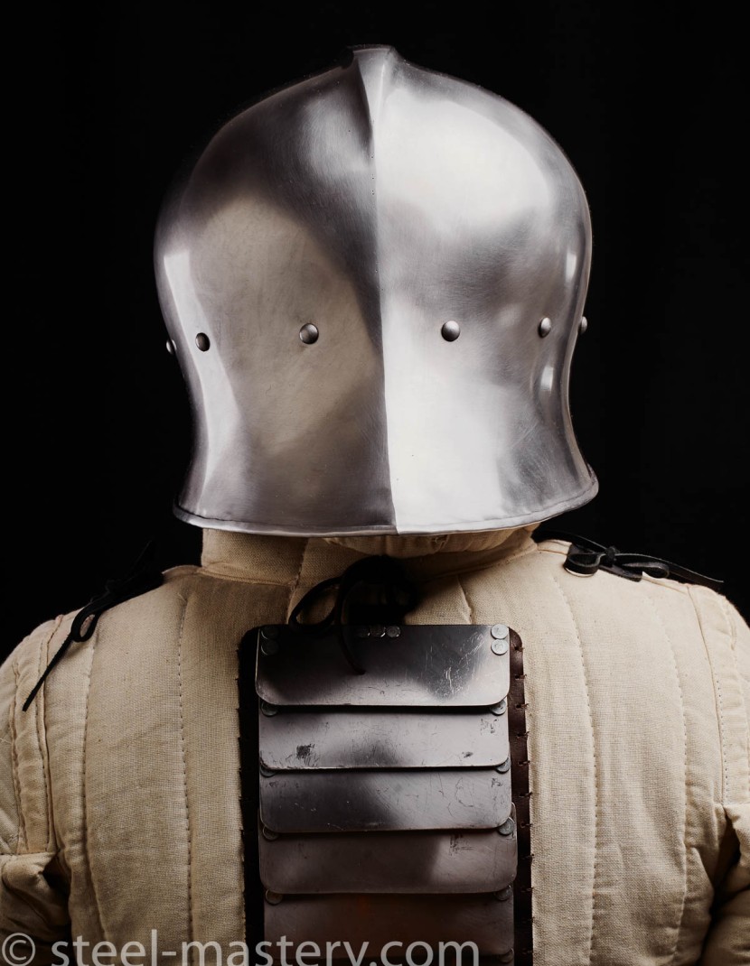 Austrian 15th-century sallet photo made by Steel-mastery.com