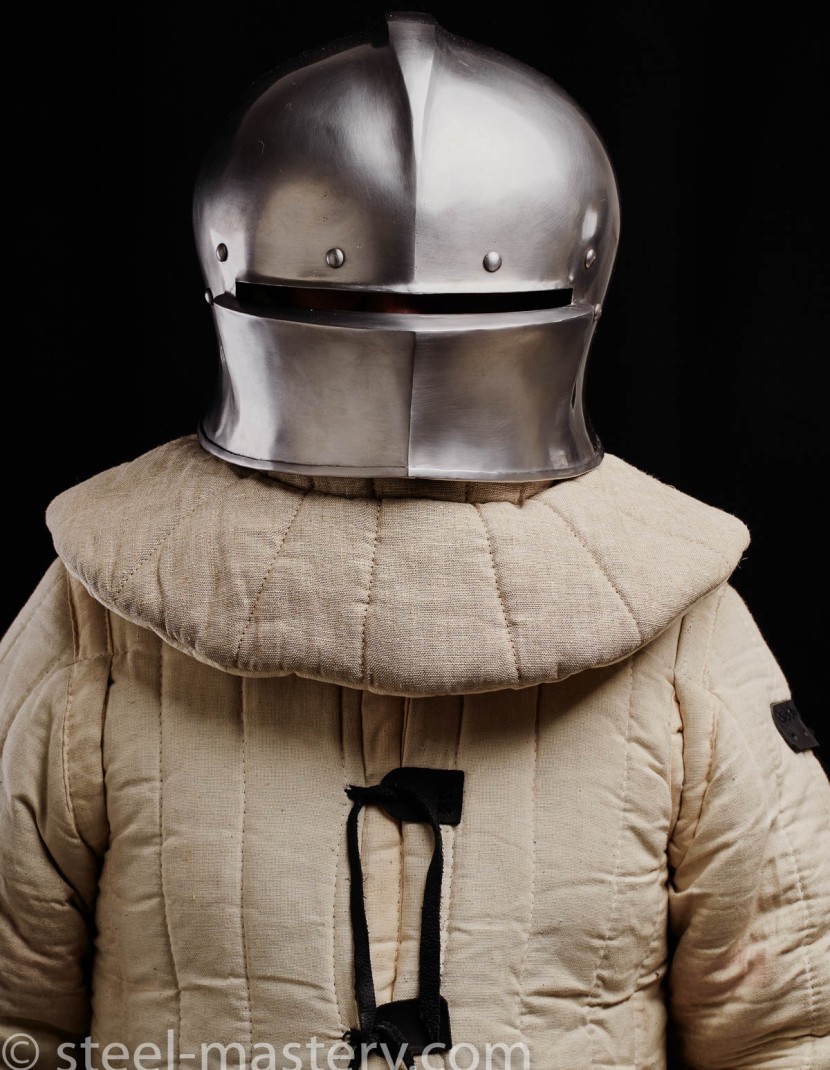 Austrian 15th-century sallet photo made by Steel-mastery.com