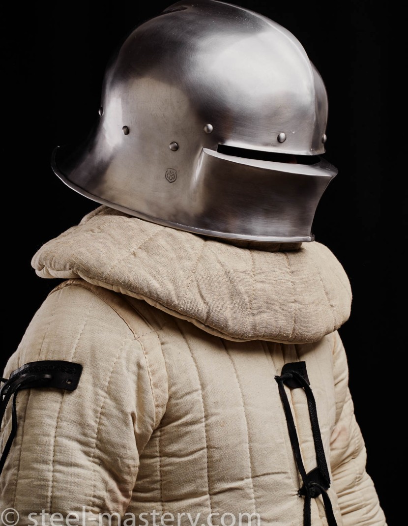 Austrian 15th-century sallet photo made by Steel-mastery.com