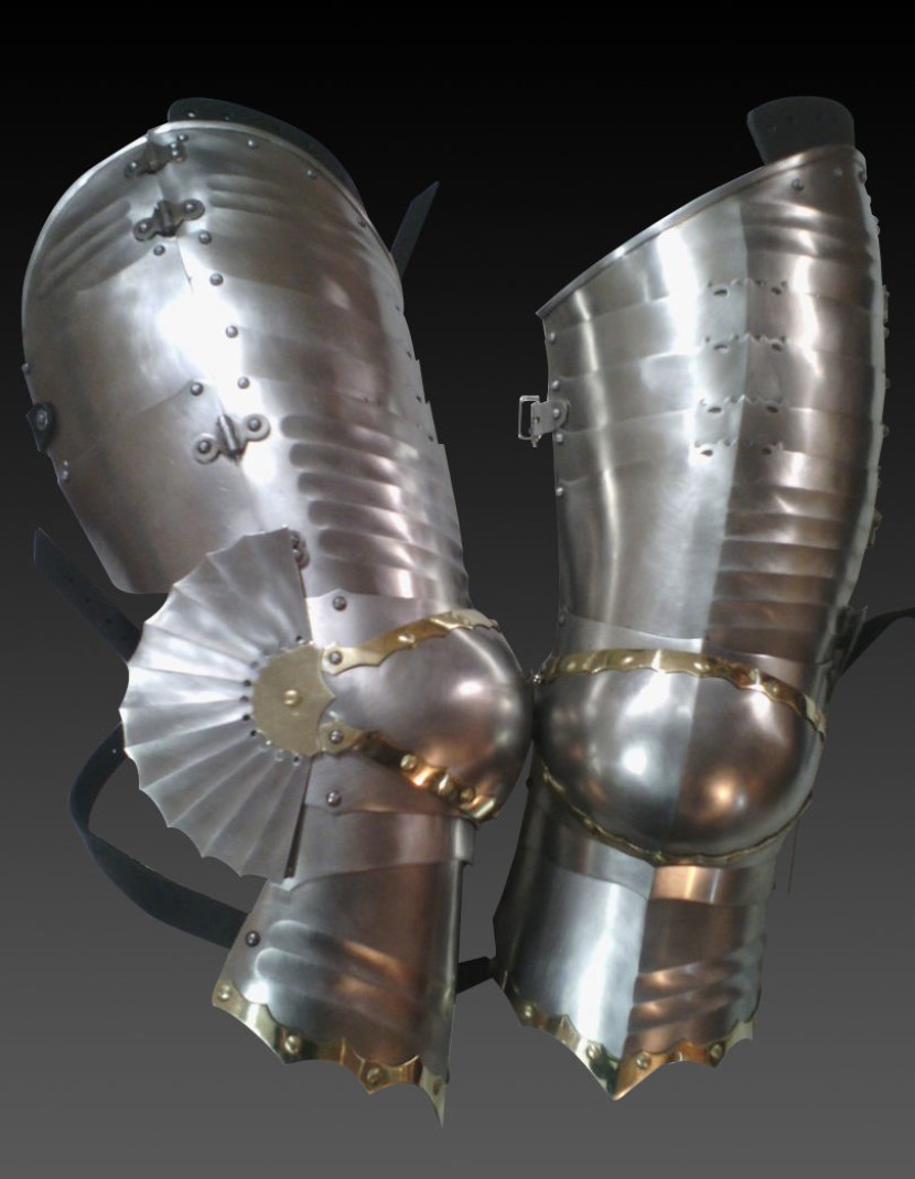German gothic legs of the second half of the 15th century photo made by Steel-mastery.com