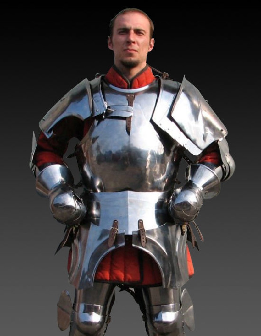 Milanese pauldrons the second half of the 15th century photo made by Steel-mastery.com