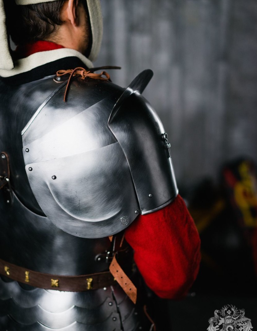 English pauldrons late 15th century photo made by Steel-mastery.com